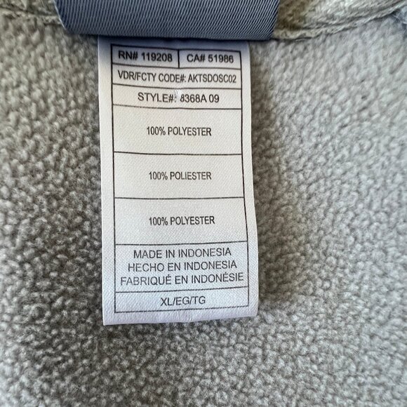 Reebox NY Giants On Field Full Zip Jacket with Hood, NFC East, Gray and Blue, XL - Picture 13 of 14